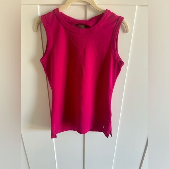 Kate Spade “In Full Bloom” Sleeveless Fitted Tee with a Bow - Picture 2 of 8